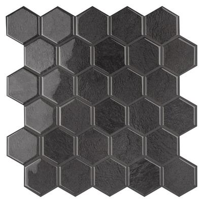 Nowa Samoprzylepna Naklejka typu Peel and Stick Backsplash Sześciokątna 12*1 2 cala Płytka Ścienna 3D Wodoodporna Tapeta do Kuchni Łazienki