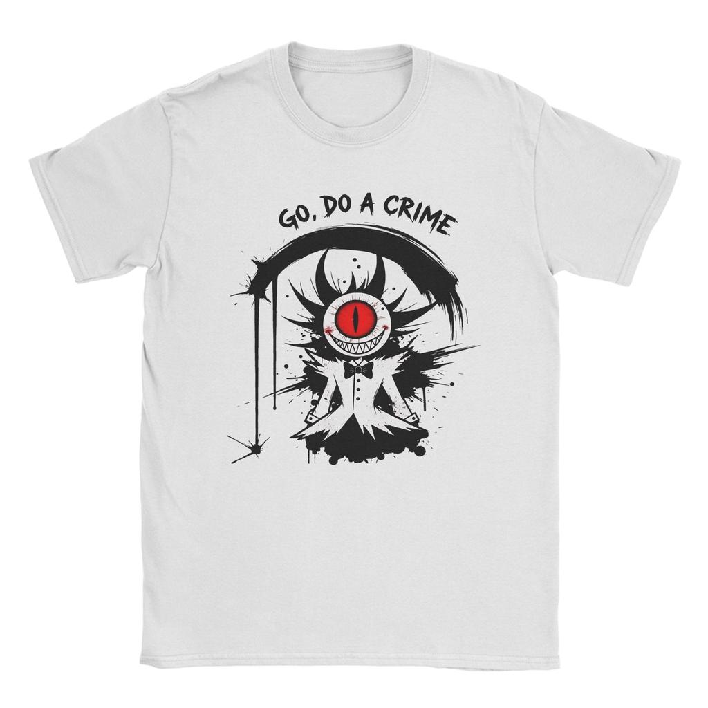 Vintage Hazbined Anime Hoteled T-Shirts Herren Rundhals Baumwoll-T-Shirts Kurzarm T-Shirt Geschenkidee Kleidung