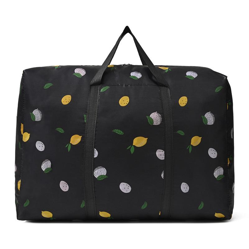 

Легкая и практичная дорожная сумка большой вместимости для переезда для мужчин и женщин, сумка для хранения зимних постельных принадлежностей и одежды чёрный