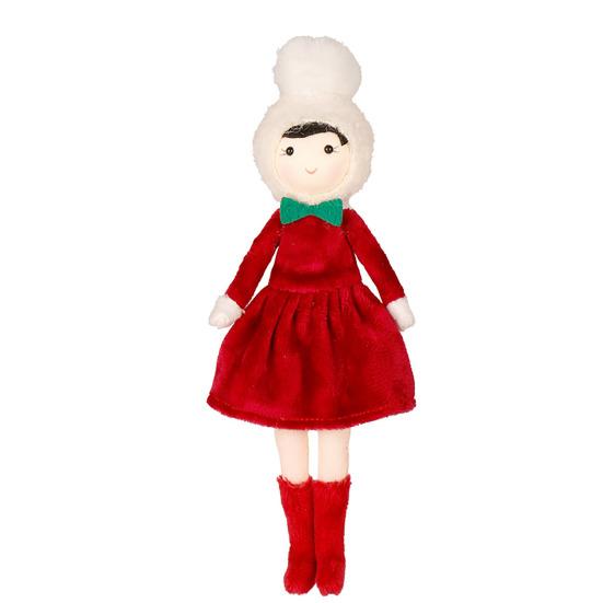 Christmas Doll Pendant Hanging Ornament with Lanyard Easy To Hang