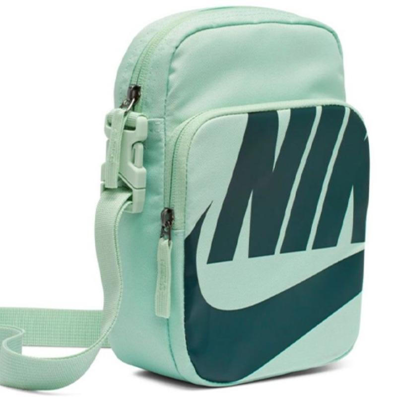 Nike Heritage Polyester Shoulder Bag, Crossbody Bag Regular Unisex Green Casual BA6344-321