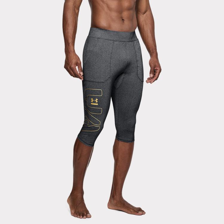Under Armour Perpetual Training Moisture-Wicking Compression Pants Men Pants Gray 1306382-001