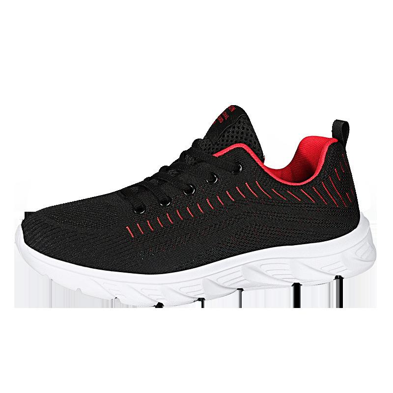 (New) Spring Large Size Men's and Women's Couple's Sports Shoes Running Shoes Lightweight and Breathable Jinjiang Shoes Men's Shoes