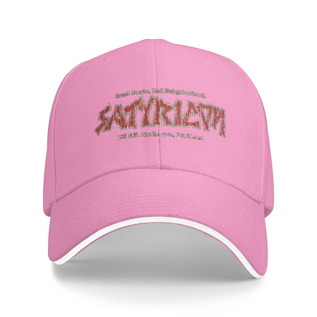 Black Metal Satyricon  Baseball Cap  Running Hippie Sun Visor Hip Hop Hats Female Male Y2k Funny Print Baseball Caps