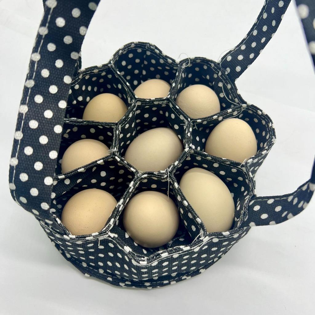 Egg Collection Basket - Canvas Bag for Storing Eggs