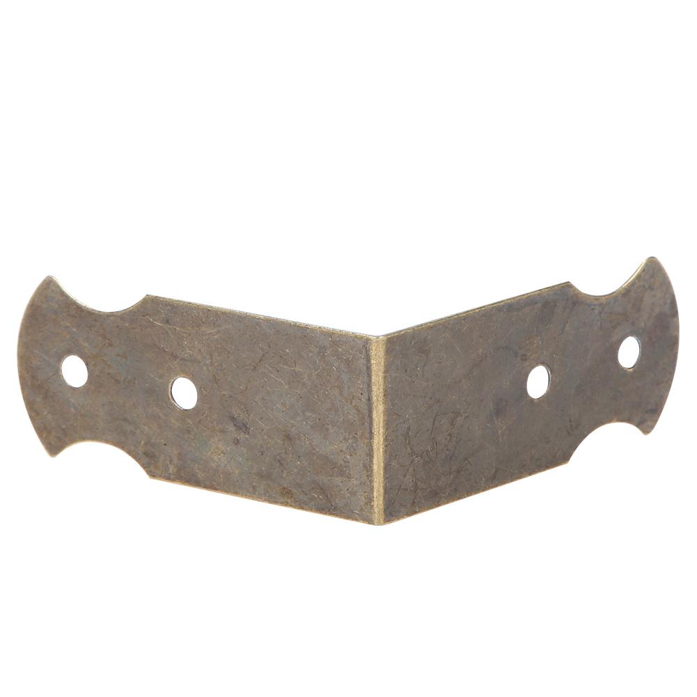 50PCS Wooden Case Corner  or Jewelry Box   Cover Guard Bronze   Corner