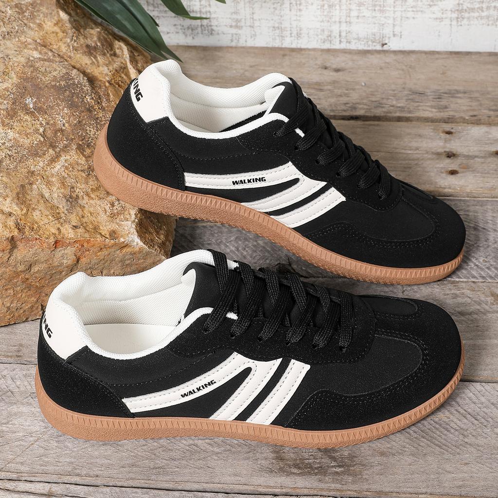 Fashion 2025 New Ladies Black Sneakers Soft-soled Comfortable Shoes Women Leisure Joker Walking Shoes Tenis Feminino Zapatillas Mujer