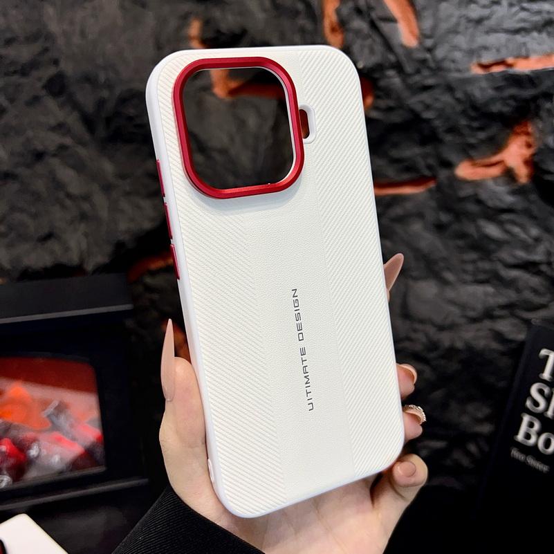 Red Camera Frame with Luxury Textured Case For IQOO 15 Ultra IQOO 15R 13 Vivo IQOO Z11 Turbo z10 turbo pro Ultimate Design Cover