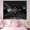 VViking Logo VVegvisir Luxury Hippie Wall Hanging Tapestries for Living Room Home Dorm Decor Art Home Decor