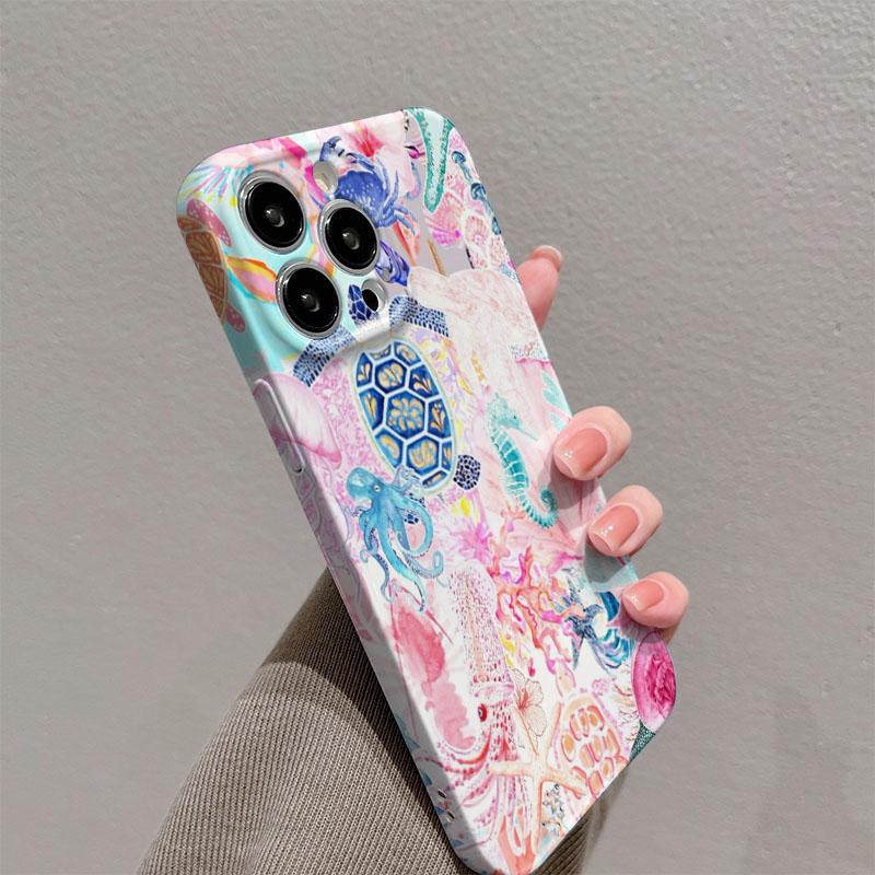 Ocean Animals Phone Case for Xiaomi Mi 15T 14T 13 12 12s 9 10 11 Poco C40 M5 X3 F4 NFC Pro 4G 5G Glossy Film Hard PC Cover