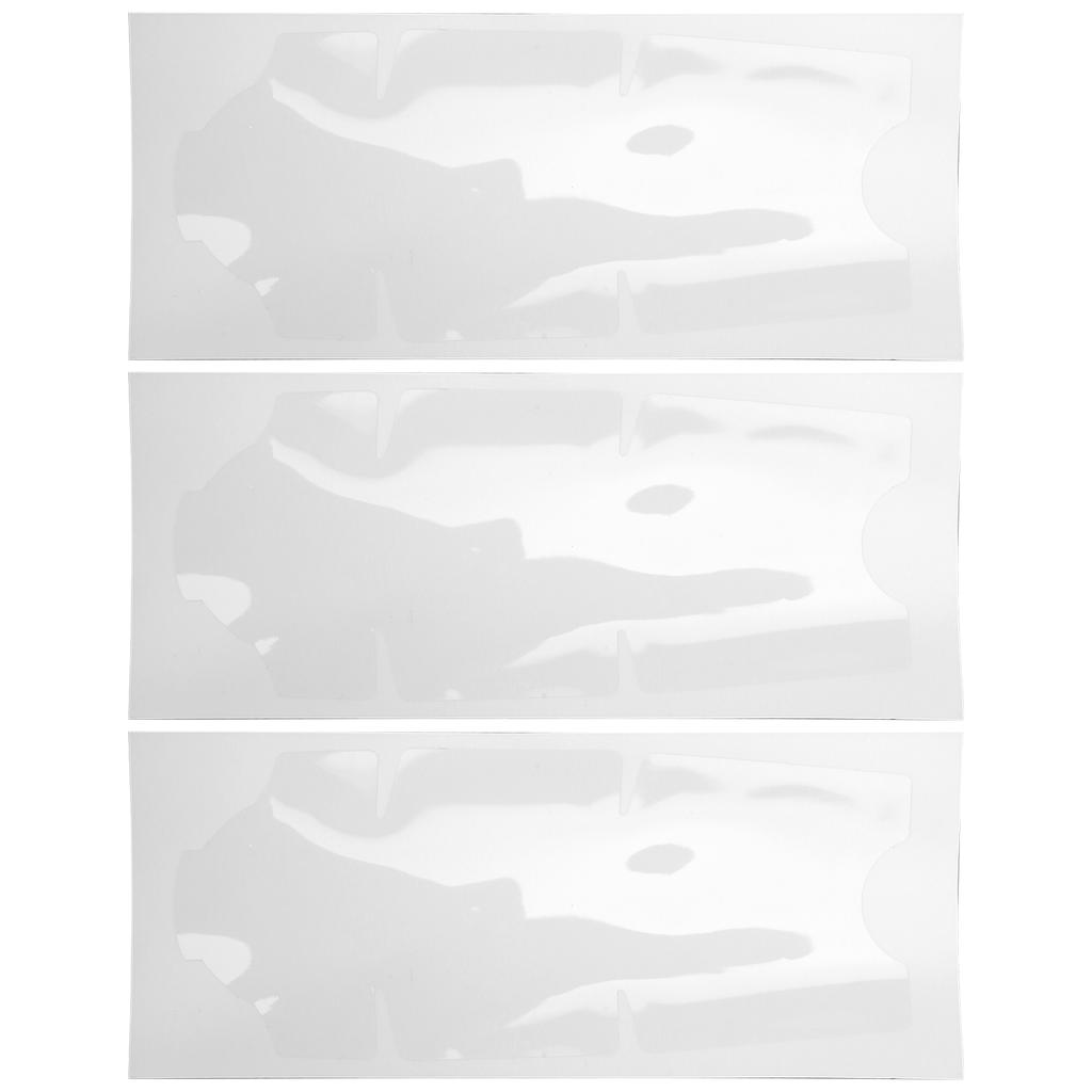 2 st Påse Cykelvevarmsskyddsfilm Genomskinlig Mountainbike Vevarmsskyddsklistermärken Skydd