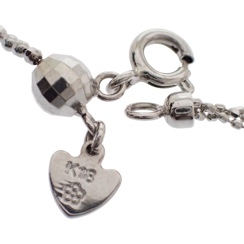 no brand  Necklace K18 white gold Women