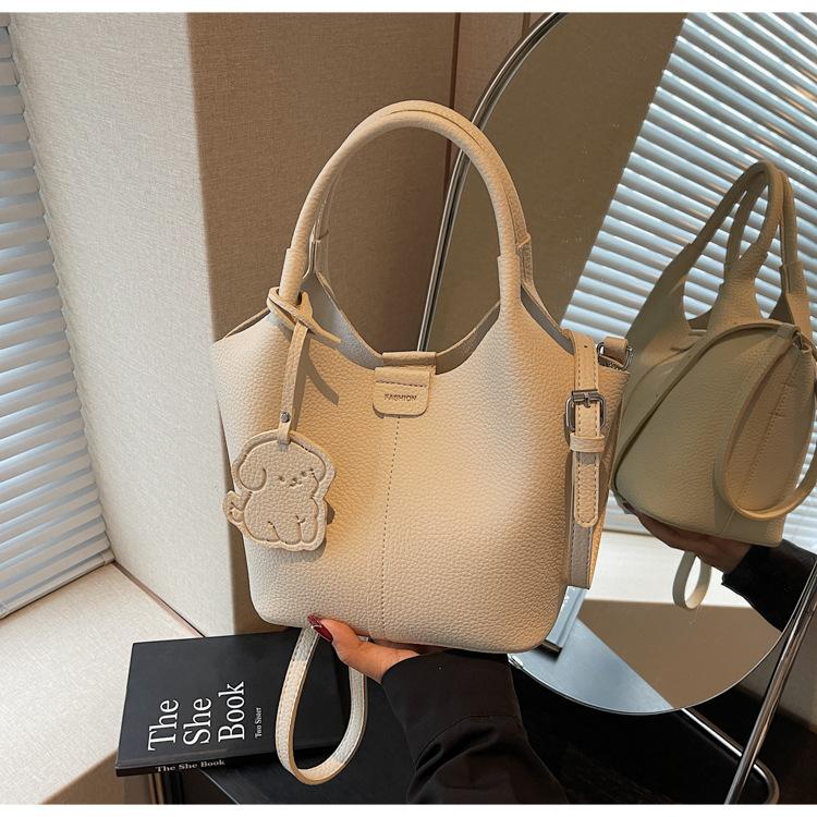 Hand bag high-end women's small women's bag new versatile bucket single shoulder oblique span bag