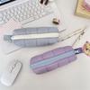 Cute Cotton-Filled Pencil Case Pen Bag Large-Capacity Student Stationery Storage Bag Portable  Girly Cosmetic Bag Gifts