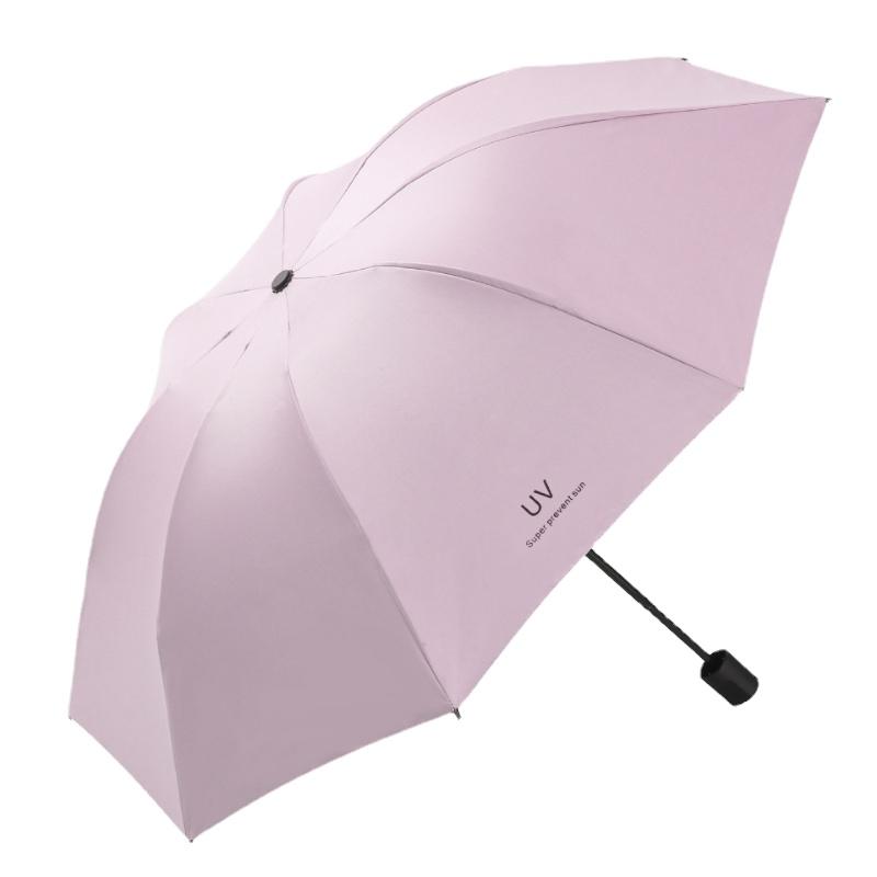 Clear Umbrella Female Folding Dual-use Sun Umbrella Large UV Female