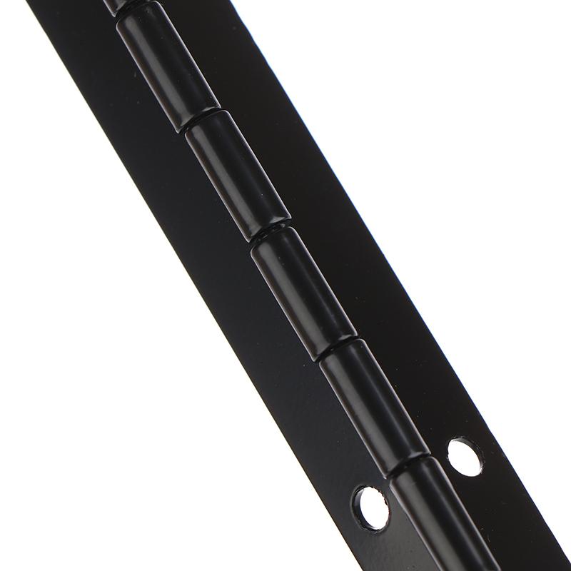 270stupňová otevřená dlouhá linka L 380/153 mm Š 26 mm Železná černá Kontinuální klavírní pant Nábytek Šperky Dárek S bezplatnými šrouby