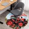 1PC Tractor Flag Office Round Area Rug, Under Office Chairs Bedroom Living Room Home Decor,Carpet for Office, -1110171
