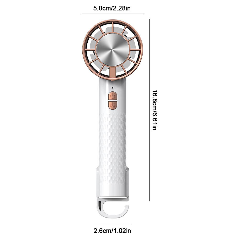 Air Conditioning Fan with Hook Portable Air Conditioner 3 Gears Electric Personal Fan for Outdoor Travel Camping