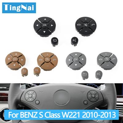 Araba Çok fonksiyonlu direksiyon Düğmesi Anahtarı Kontrol Düğmeleri Mercedes Benz S CL Sınıfı W221 W216 S300 S320 S400 S450