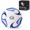 Cloudover Soccer Small Size Dribbling and Lifting for Toddlers and Original Packaging Ball, 2, Indoor/Outdoor, Practice, Kids, (Blue)