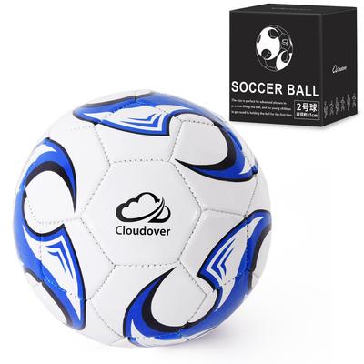 Cloudover Soccer Small Size Dribbling and Lifting for Toddlers and Original Packaging Ball, 2, Indoor/Outdoor, Practice, Kids, (Blue)