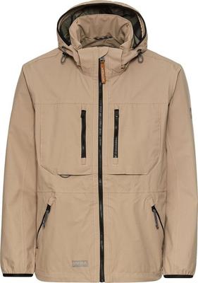 Mid-season Jacket Camel Active Windbreaker Detachable Hood Beige