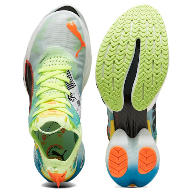 Puma Fast-R Nitro Elite 2 Marathon Series Men Sneakers Blue Nitro-Blue Fizzy-Apple 310199-01