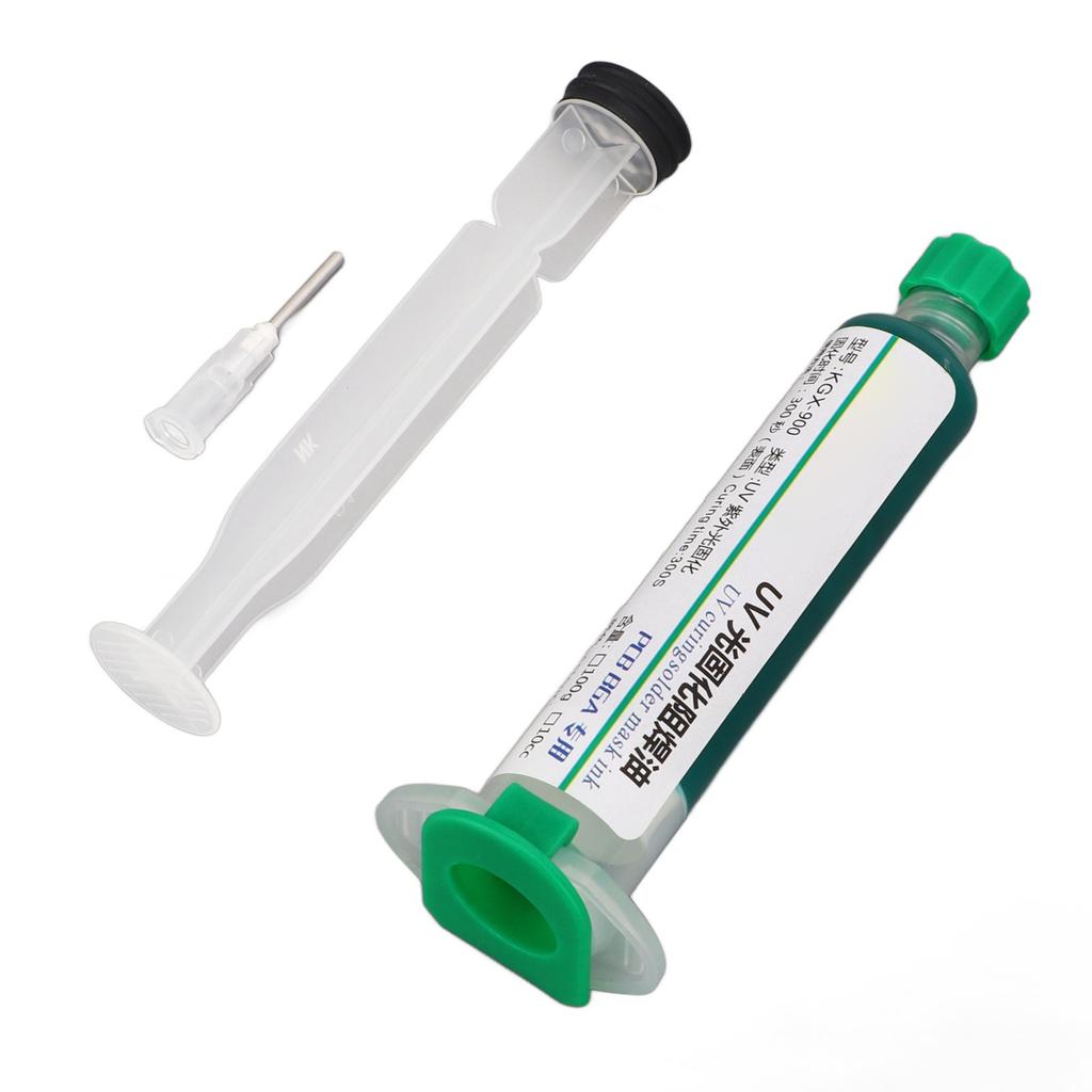 2 Pcs Solder Mask Ink PCB BGA Insulation Protection UV Curing Solder Resist Ink for Computer Mobile