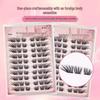 Immortal Love Handmade Soft Invisible Single Cluster Natural False Eyelashes for Beginners