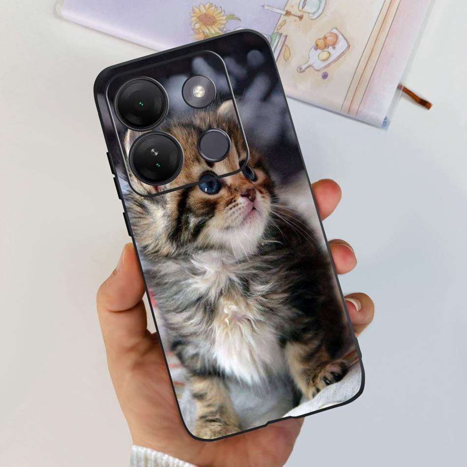For Infinix Smart 7 HD Case Smart 7HD X6516 2023 Elegant Printing Soft Silicon TPU Slim Phone Back Cover