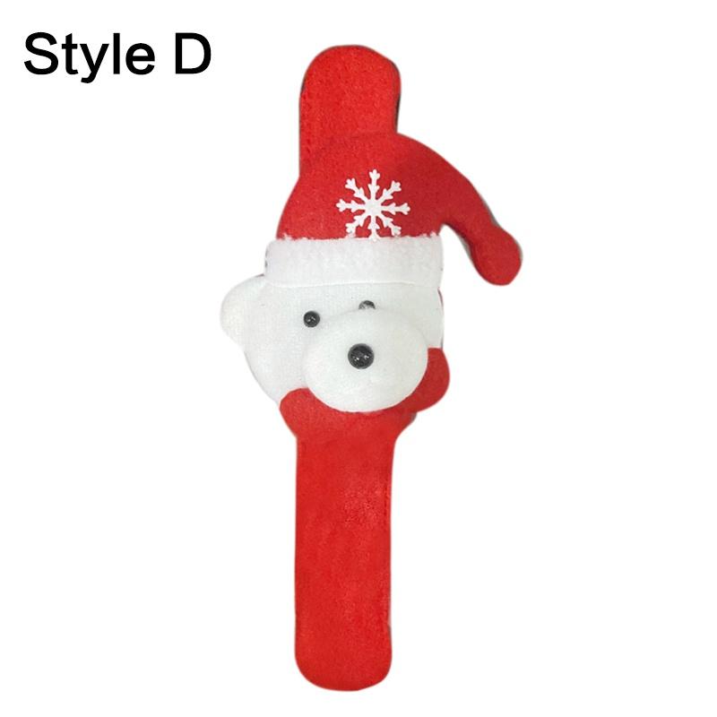 1 шт. Рождественский светящийся браслет-браслет со светодиодами для украшения вечеринки Рождественский лось Ювелирные аксессуары