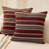 2 buc. Huse de Pernă Stil Boem, Huse Pătrate pentru Pernă Decorativă 45x45cm, Huse de Pernă Decorative Stil Fermă, Husă Jacquard pentru Tăblia Patului