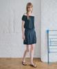 Sinun Drape Jersey Mini One-Piece (Navy)
