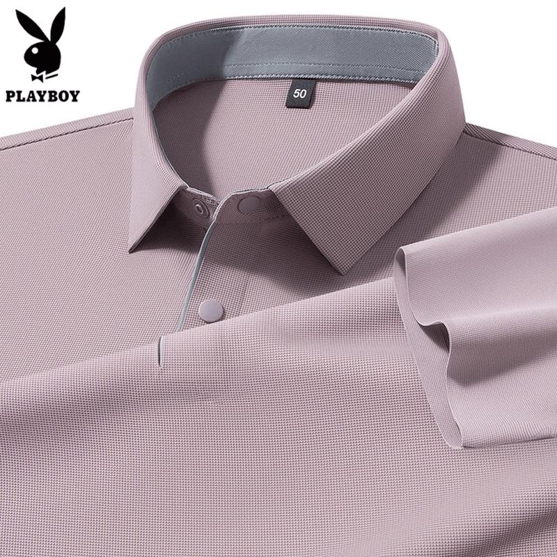 PLAYBOY Men's Summer Quick-Dry Polo Shirt