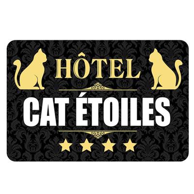 [Q2409] - İç Mekan Halısı 'Mesajlar' (Cat Star Hotel) - 60x40 cm