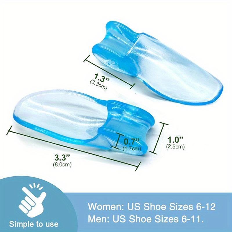 

2/6pcs Orthotics Silicone Gel Bunion Toe Braces Straightener Separator Pain