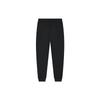 Fila Solid Color Casual Tapered Knit Sports Pants Men Bottoms Black F11M349604F-BK