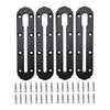 2/4Pcs Kayak Slide Track Rail Bracket Kayak Accessories Mount Track Fishing Rod Holder Mounting Base Rack Easy to Use
