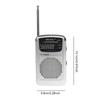 Mini Radio AM FM Battery Operated Portable Radio Best Reception Longest Lasting For Running Walking Home Soundbox
