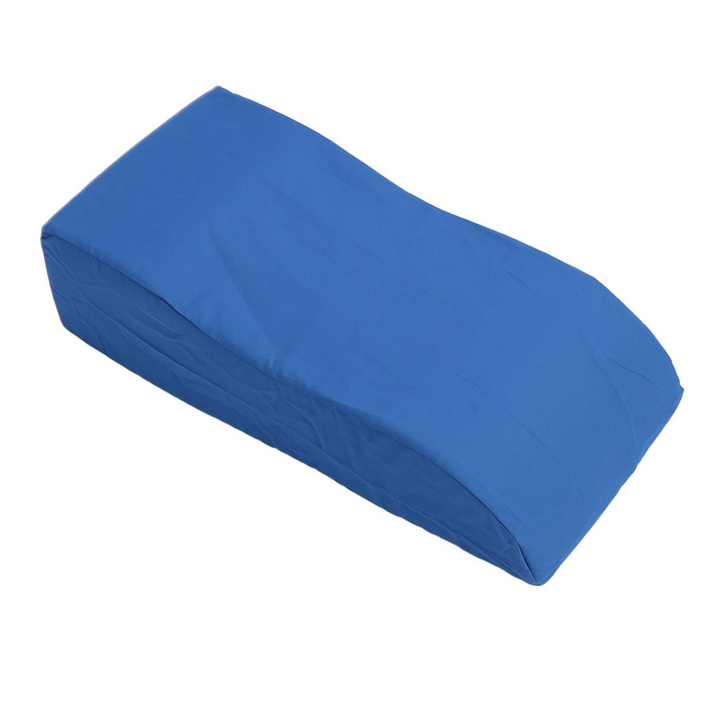 59x28x15cm S Shape Leg Lifting Pillow Removable Cover Leg Wedge Pillow for Sleeping Blue