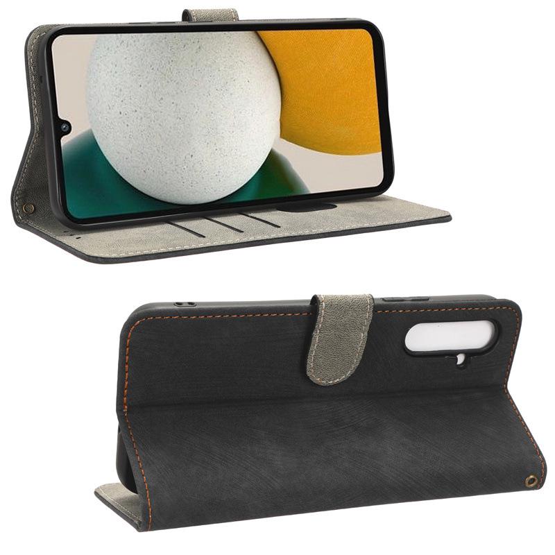 Samsung A17/A16 & Galaxy A25/A15 Leather Flip Case with Anti-theft Card Protection for A57.