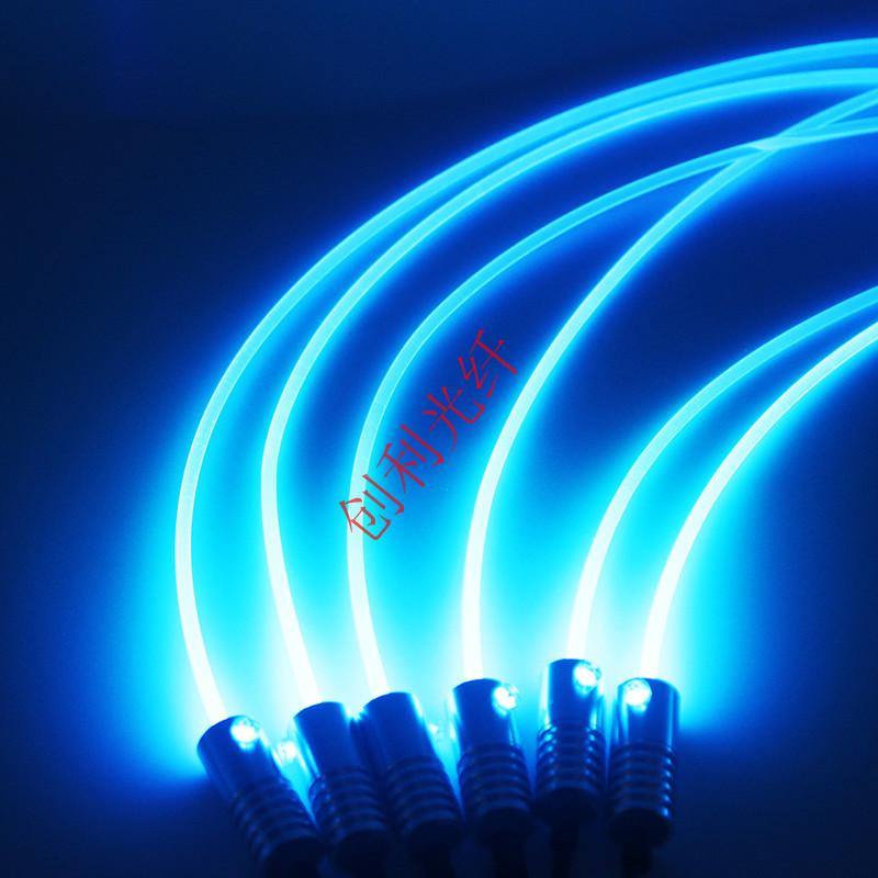 2mm Ultra-Bright Solid Core Side-Emitting Fiber Optic Light Guide Strip for Ambient Lighting