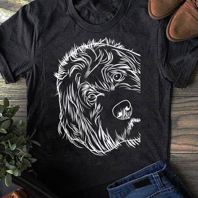 Funny Dog Labradoodle T-Shirt Summer Cool Cotton Women T Shirts