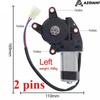 AZGIANT 12V/24V 3 hole 8 gear/teeth electric car Window lifter motor Power Windows Motor Regulator Left/ right  torx pinion