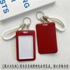 1Pc Macaron Bus ID Card Protective Cover Cases Student Meat Keyring Card Campus Access Door Credit Card Holder Bag Set Key Chain