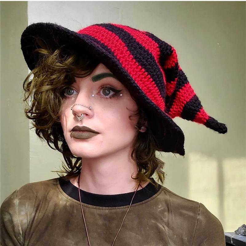 New Style Fisherman Hat for Girls, Handmade Dotted Stage Hat, British Men's Outdoor Sun Protection Hat