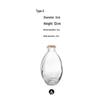 Elegant Transparent Mini Vase Set for Fresh Flowers, Craft Ornaments for Living Room Décor