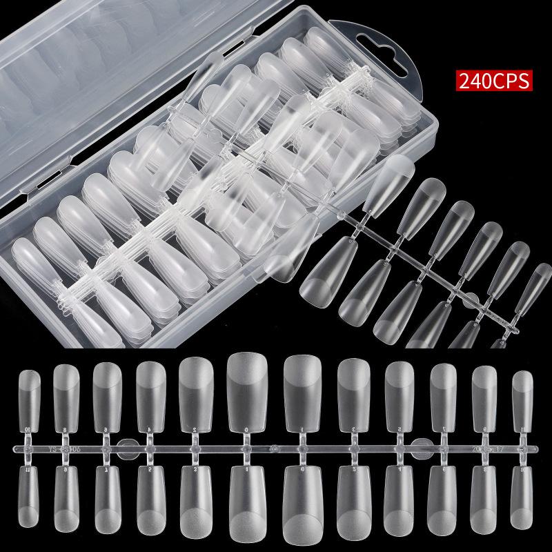240pcs of Nail Extensions for Seamless Nail Enhancements