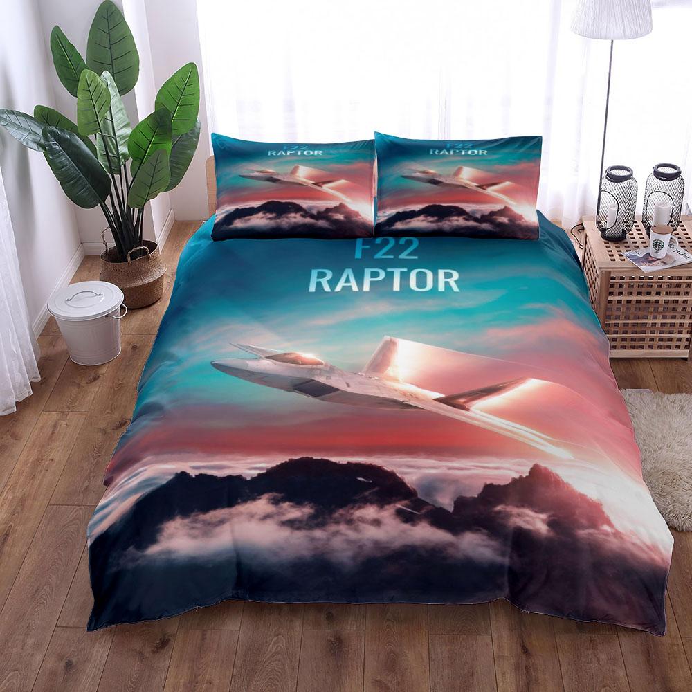 World Ranking Air Fighter Duvet Cover Set UK Single Double Queen US Twin Full King Size Among Bed Linen Set