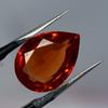 Natural Ceylon Orange Sapphire Pear Cut 10.45 Ct Loose Gemstone CERTIFIED